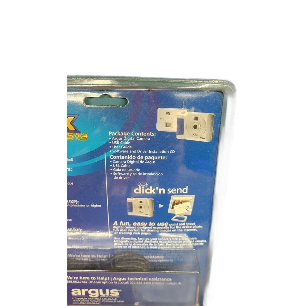 NEW FACTORY SEALED Argus DC1512 Digital Camera - Silver
